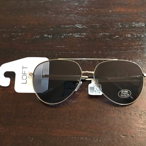 LOFT Accessories - LOFT Ann Taylor Silver Aviator Glasses